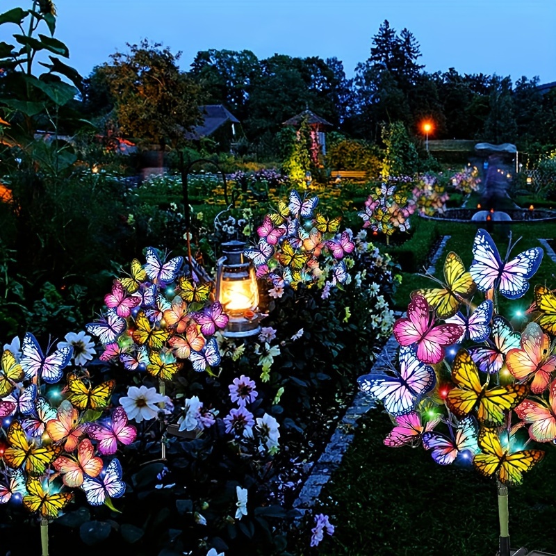 Halo Outdoor Lighting - Solar led borboleta luzes do jardim