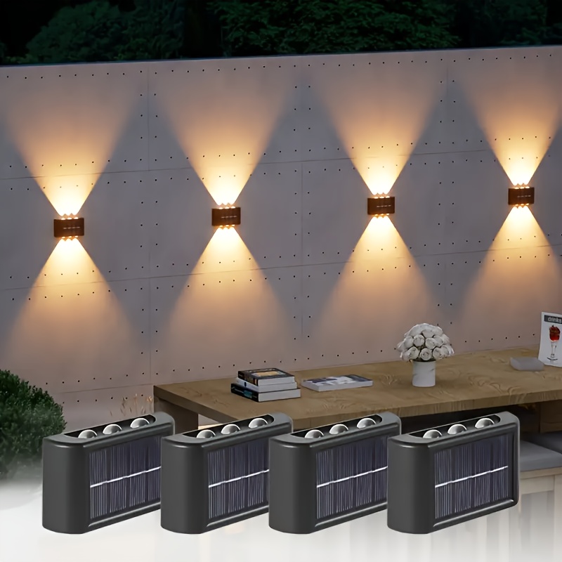 Outdoor Lighting For Fence - Luz Solar LED para Exterior, Lâmpada