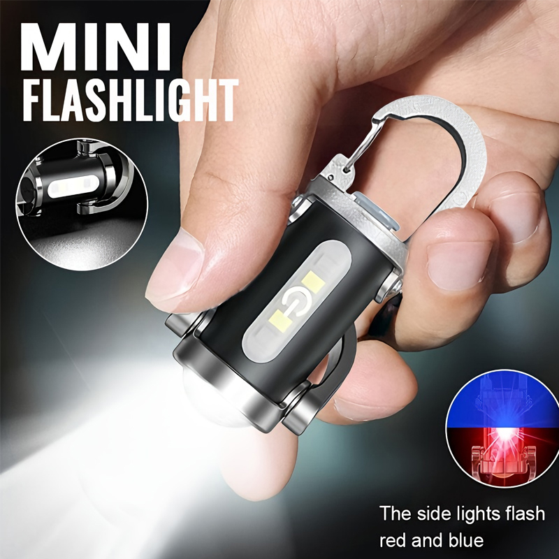 Outdoor Lighting Junction Box - Mini chaveiro lanterna recarregável bolso cob