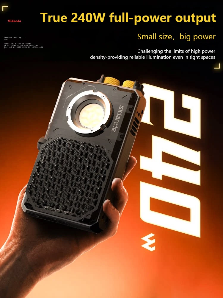 Outdoor Lighting Video Shooting - Luz de Preenchimento RGB COB Sidande