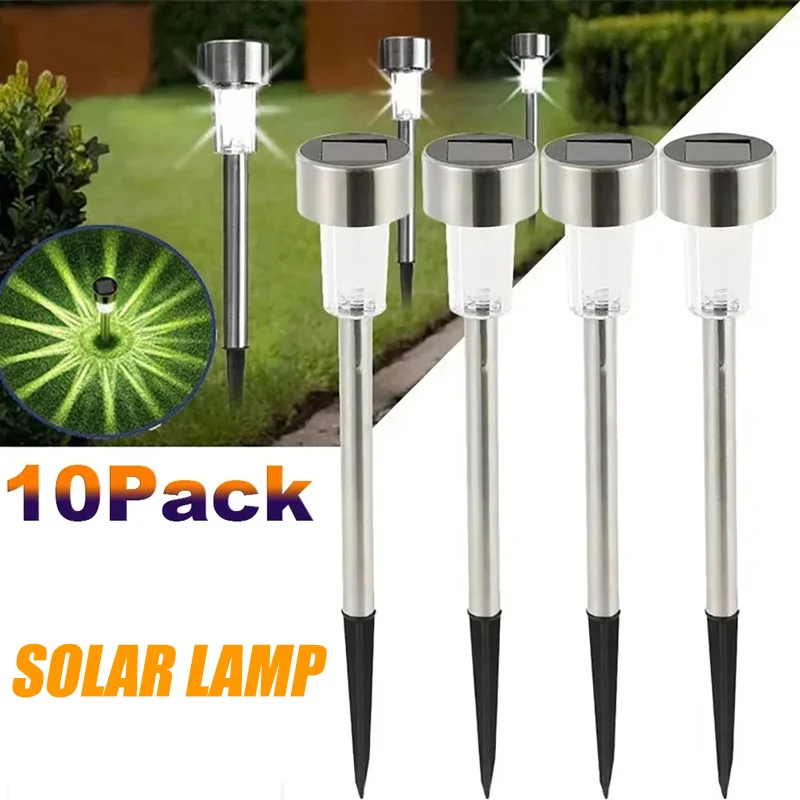 Outdoor Lighting On Fence - Luzes solares ao ar livre lâmpada