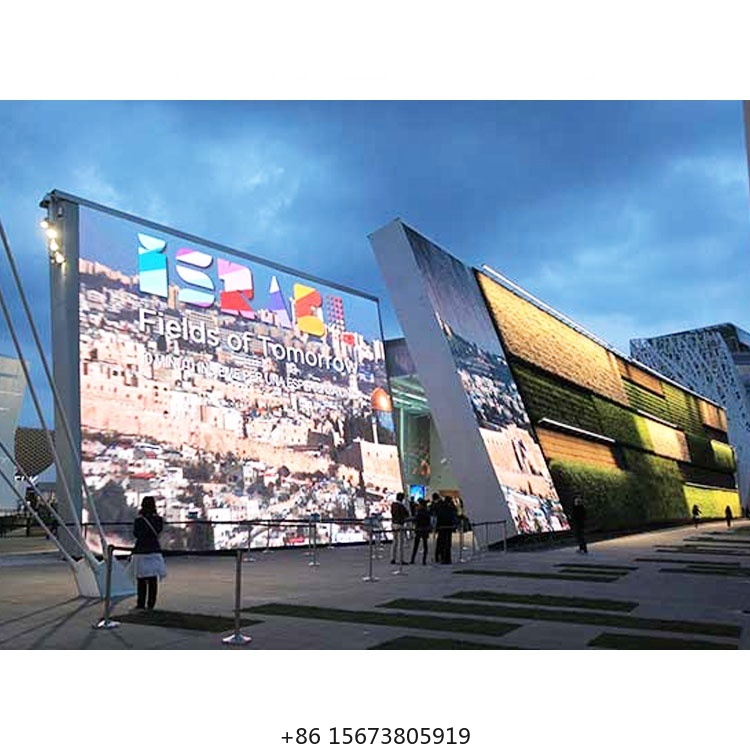 Outdoor Lighting Rental - Painel de LED Eletrônico Curvo Fino