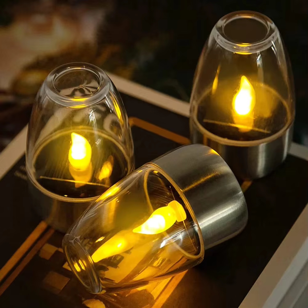 Halo Outdoor Lighting - Led de aço inoxidável solar velas