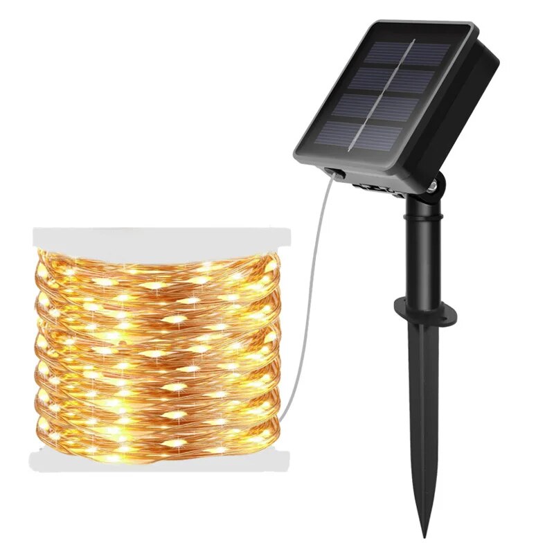 Halo Outdoor Lighting - Impermeável cobre fio LED String Lights,