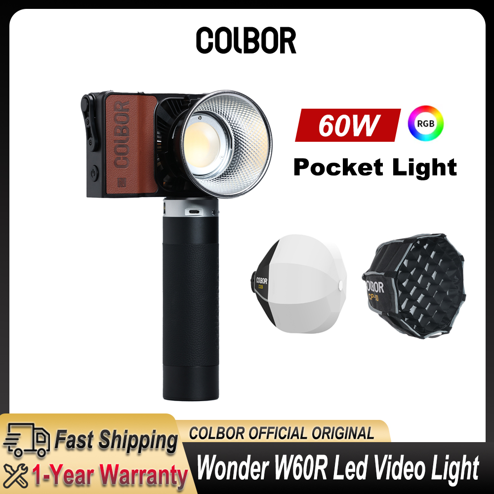 Outdoor Lighting Video Shooting - Colbor Wonder W60 Luz de Vídeo