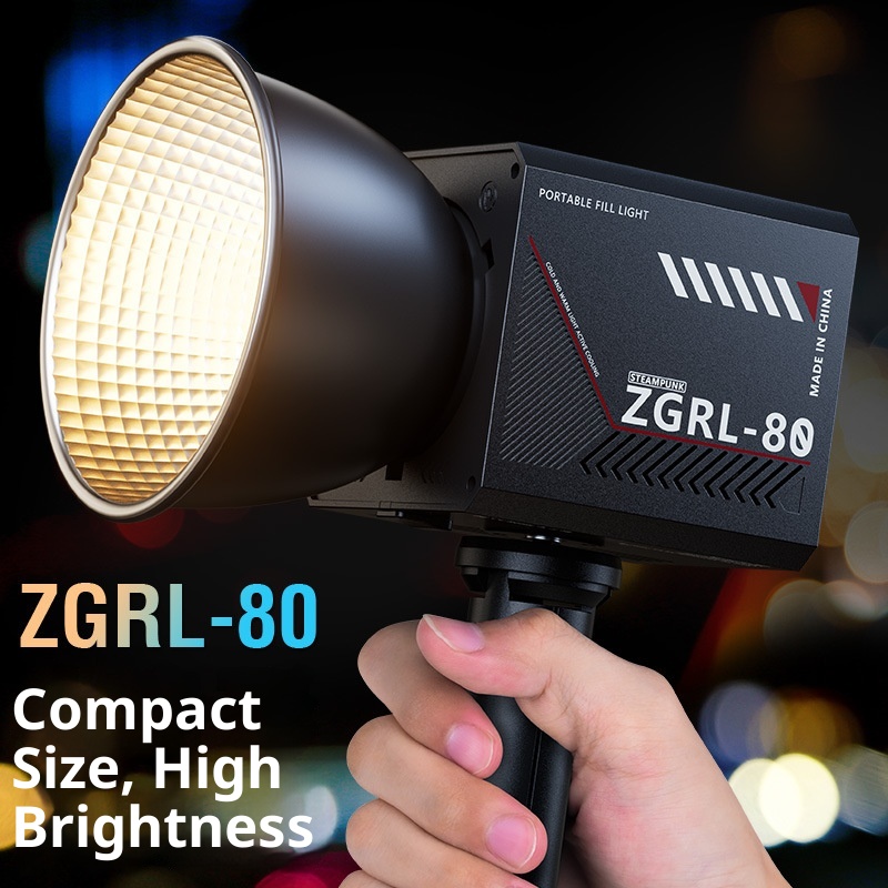 ZGRL80 80W COB Luz de vídeo po - Outdoor Lighting Video Shooting avaliação e preço