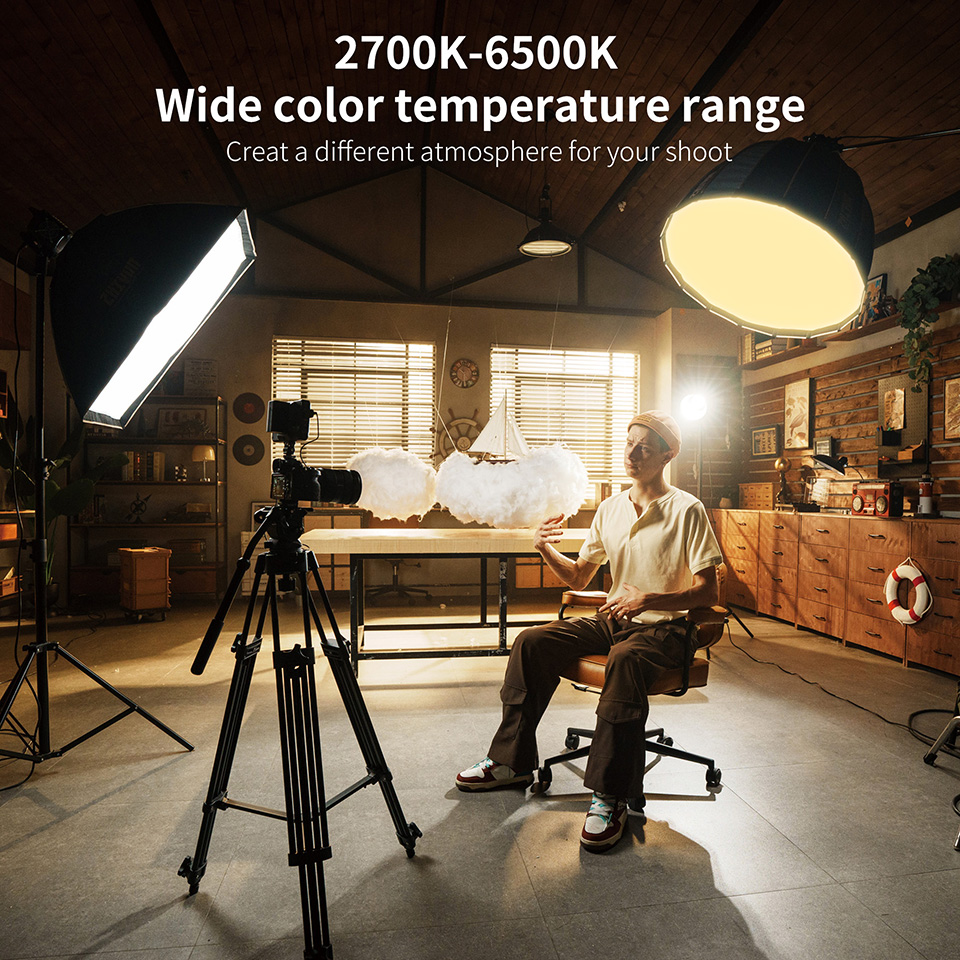 Luz de Vídeo LED Bi-color ZHIY - Outdoor Lighting Video Shooting avaliação e preço
