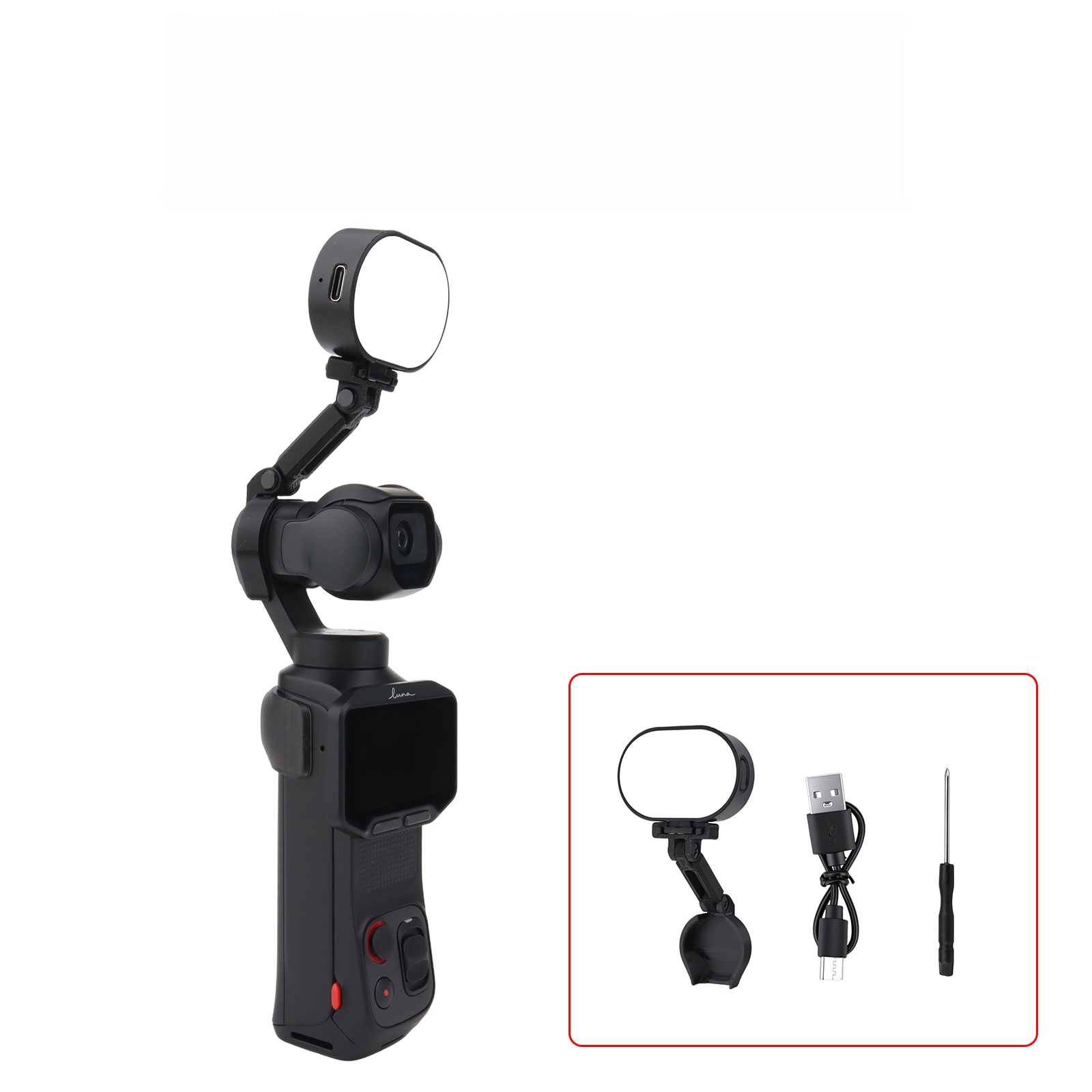 Mini Luz de Vídeo LED Compatív - Outdoor Lighting For Photography avaliação e preço