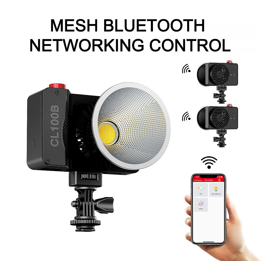 GVM CL100B Luz LED Monocromáti - Outdoor Lighting Video Shooting avaliação e preço