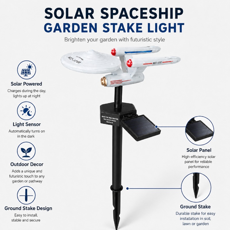 Luz de Jardim Solar Star Trek  - Halo Outdoor Lighting avaliação e preço
