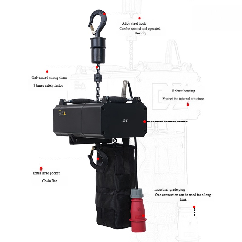 Talha elétrica à prova d'água  - Outdoor Lighting Rental avaliação e preço