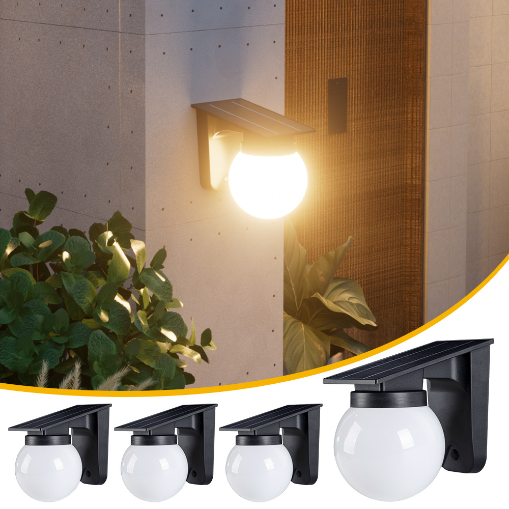Esfera solar luzes de parede a - Outdoor Lighting On Fence avaliação e preço