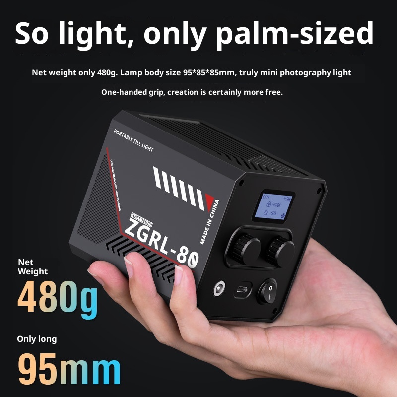 ZGRL80 80W COB LED Luz de víde - Outdoor Lighting For Photography avaliação e preço
