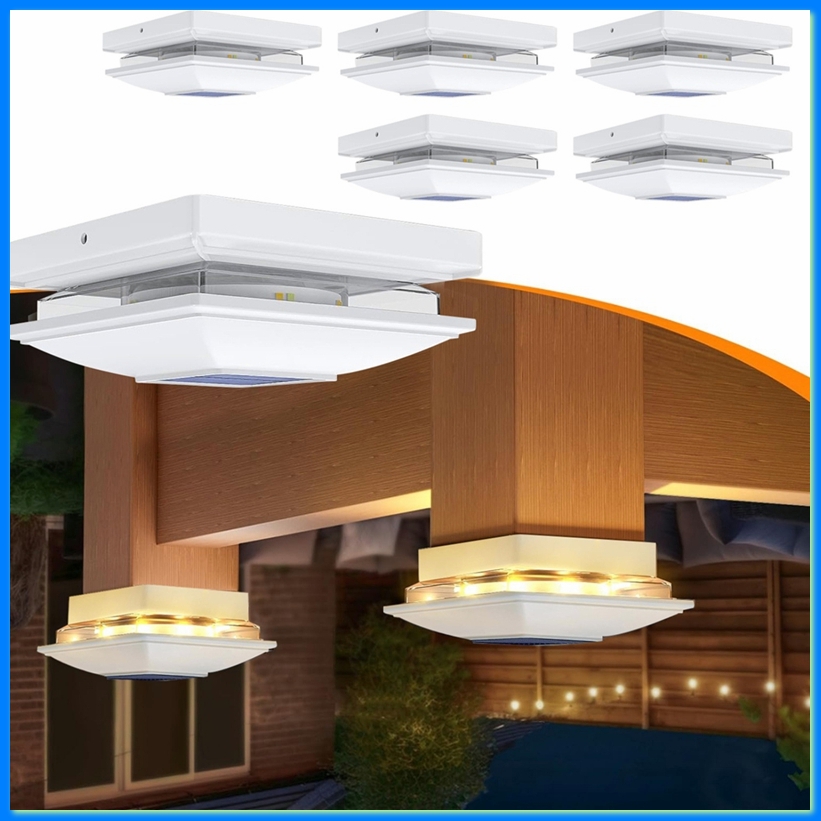 Pacote com 4 Luzes Solares par - Outdoor Lighting For Fence avaliação e preço