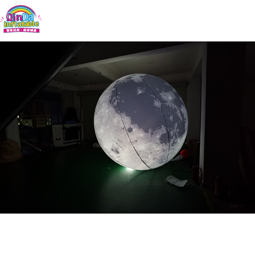 Lua inflável gigante decorativ - Outdoor Lighting Rental avaliação e preço