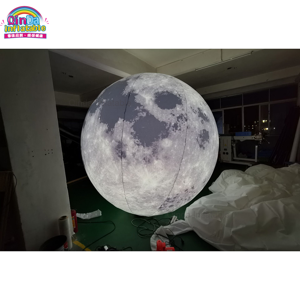 Lua inflável gigante decorativ - Outdoor Lighting Rental avaliação e preço