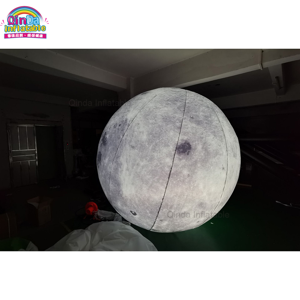 Lua inflável gigante decorativ - Outdoor Lighting Rental avaliação e preço