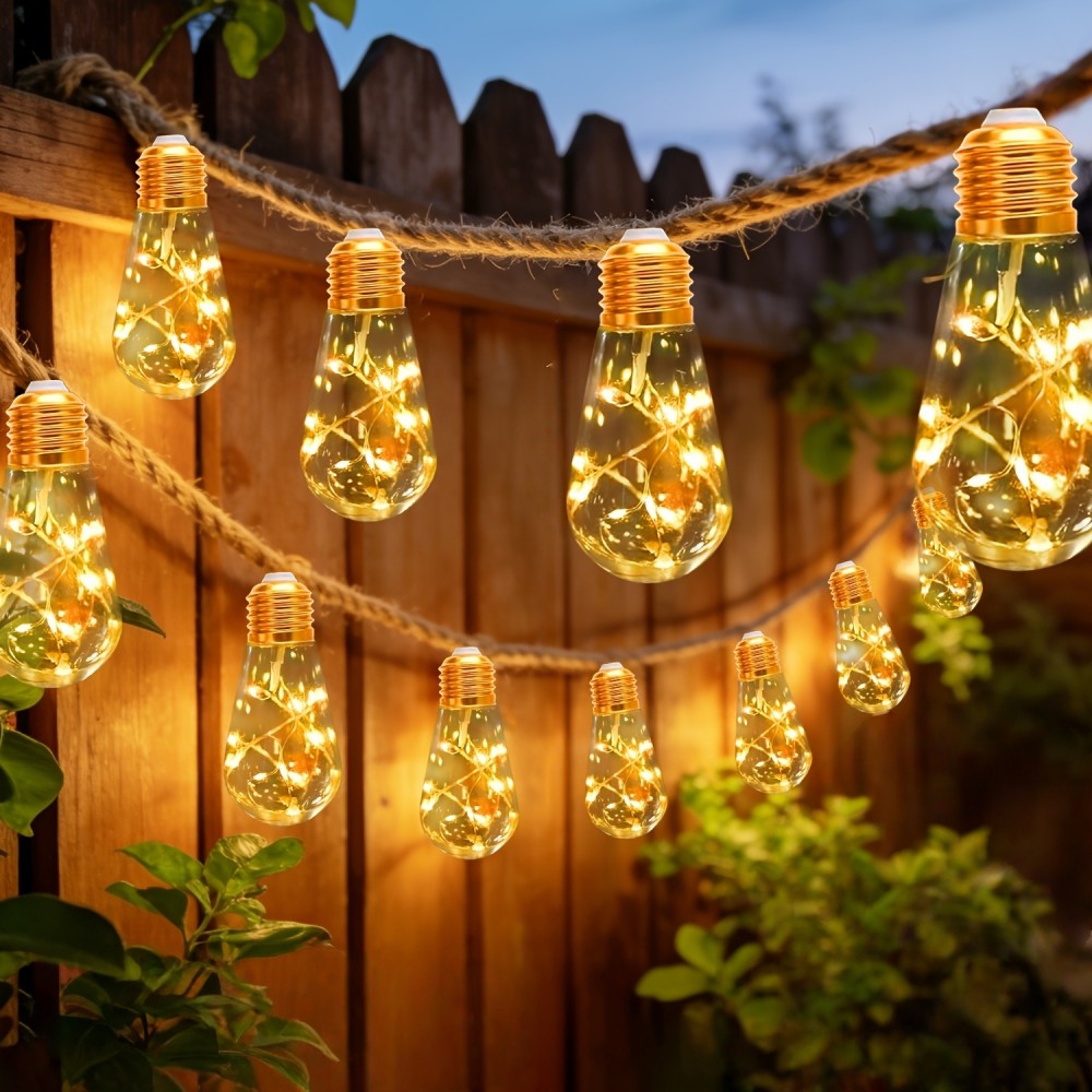 Corda de Luz Solar Externa 10/ - Outdoor Lighting For Fence avaliação e preço