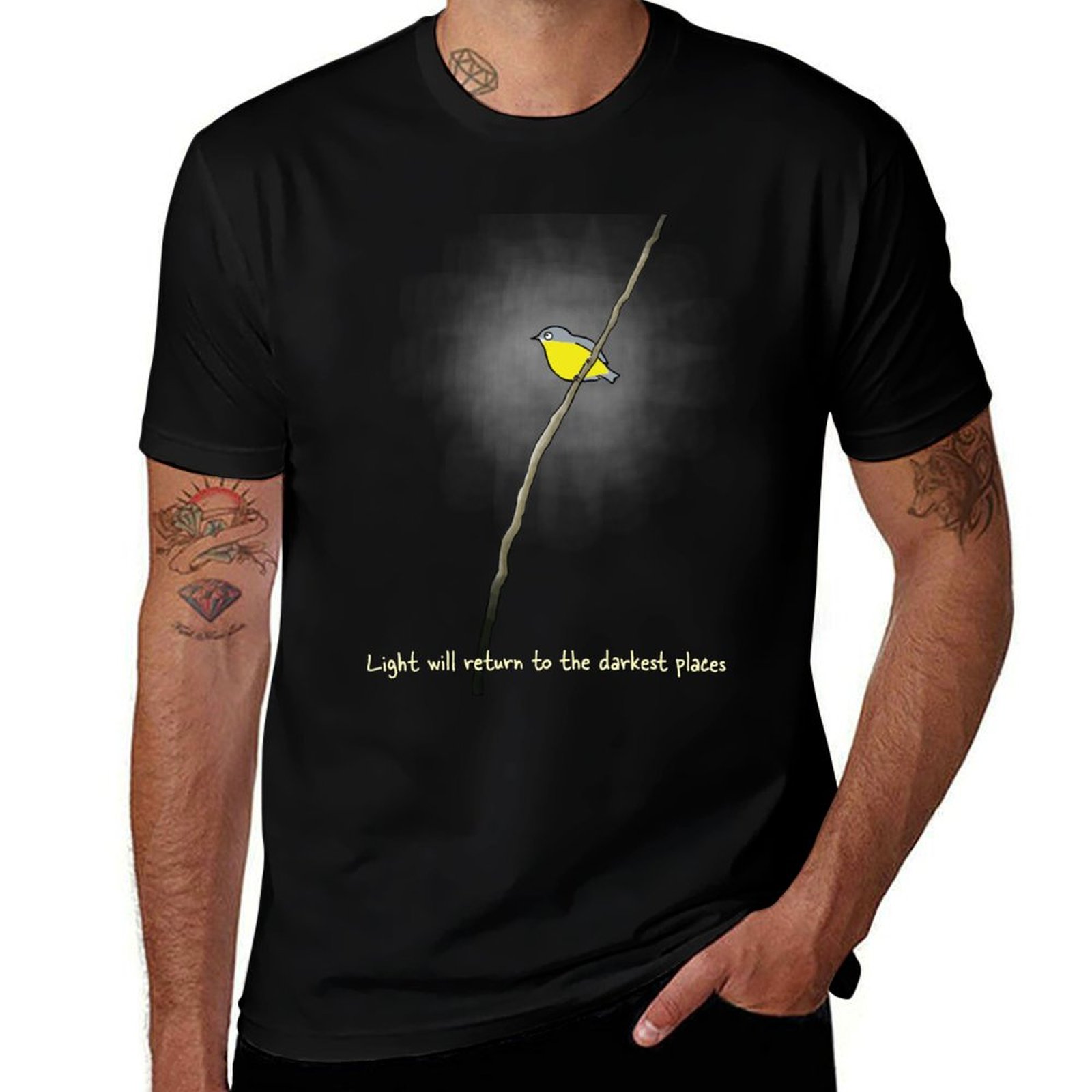 A luz voltará - Camiseta para  - Outdoor Lighting Australia avaliação e preço