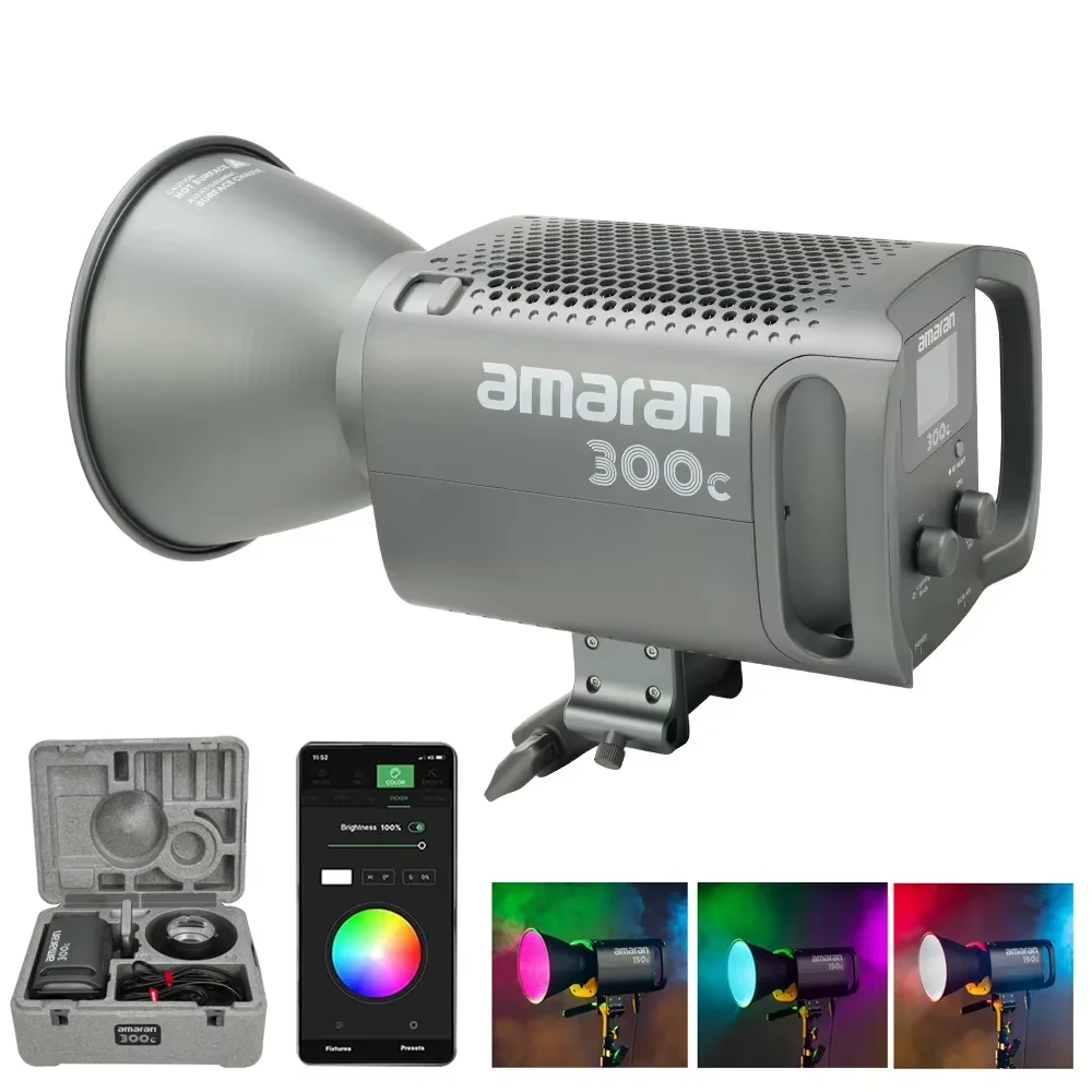 Aputure amaran 300C RGB Luz de - Outdoor Lighting Video Shooting avaliação e preço
