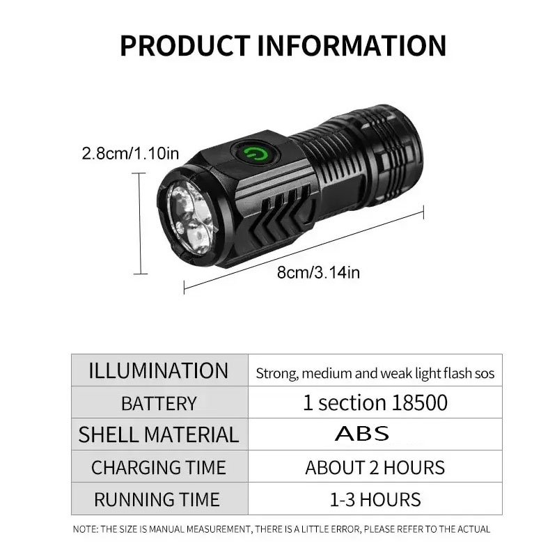 Mini lanterna 3LED com clipe d - Outdoor Lighting Ideas avaliação e preço