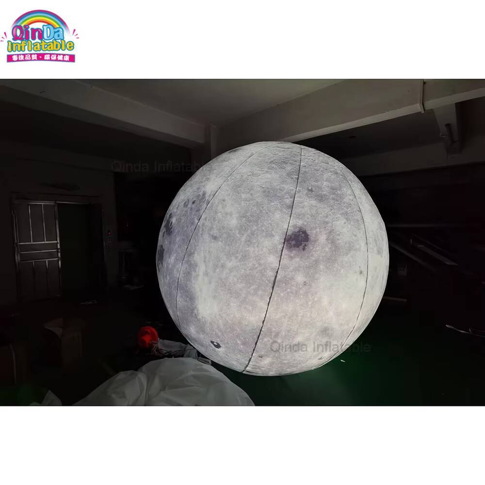Lua inflável gigante decorativ - Outdoor Lighting Rental avaliação e preço