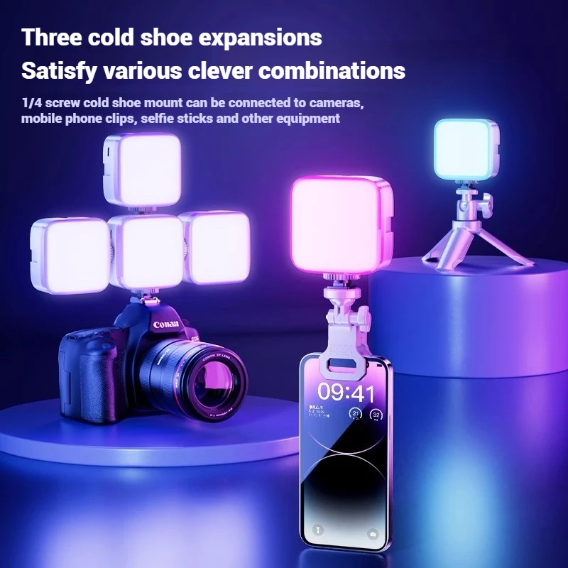 Mini rgb led luz de preenchime - Outdoor Lighting Video Shooting avaliação e preço